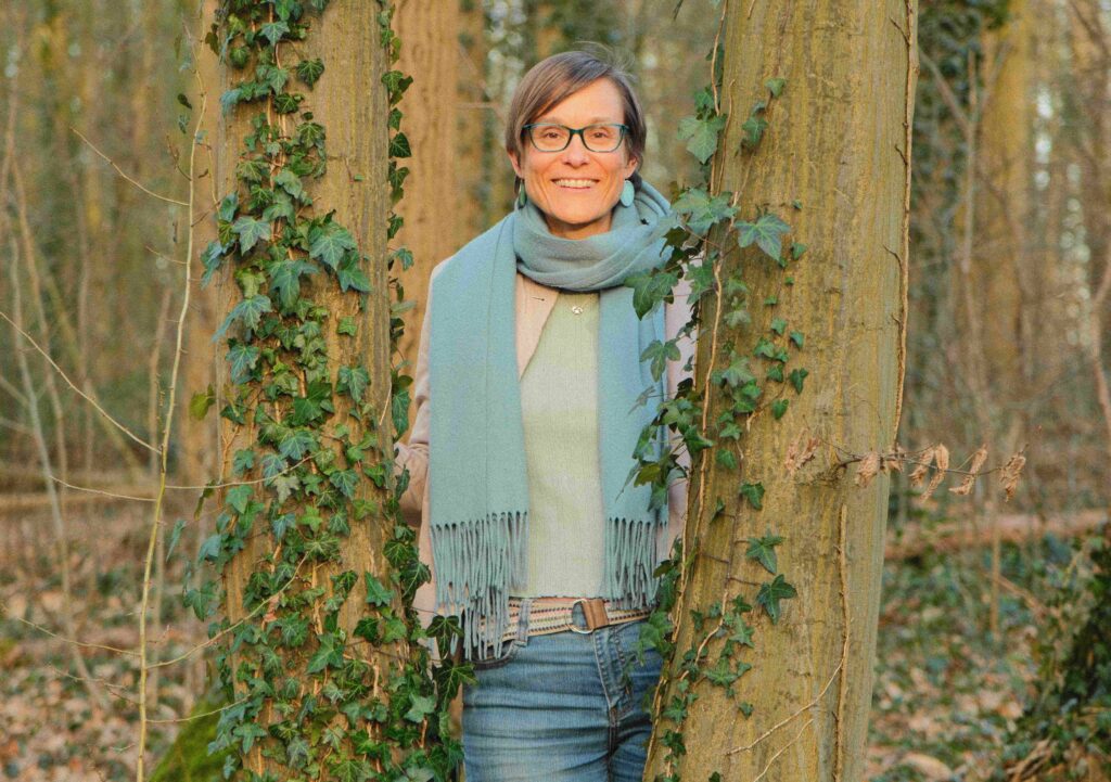 Bibiane Fréché en forêt